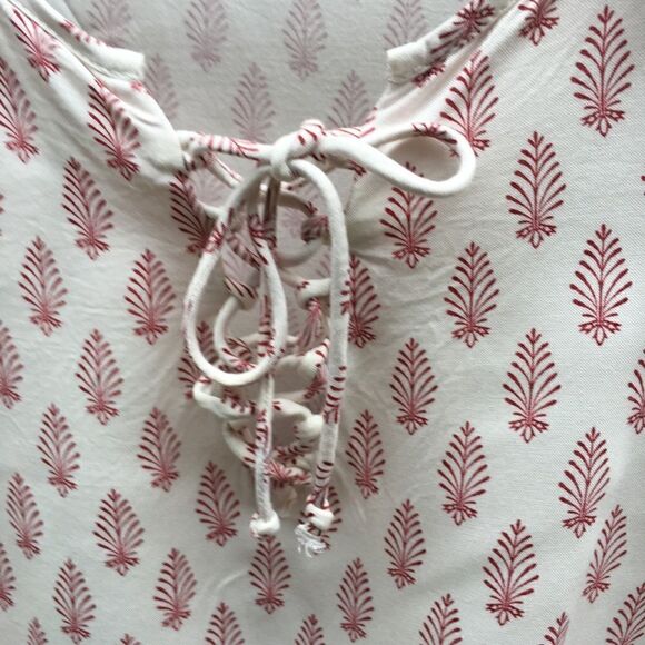 Sanctuary Sz L Lace Up Boho Peasant Dress - Picture 7 of 10